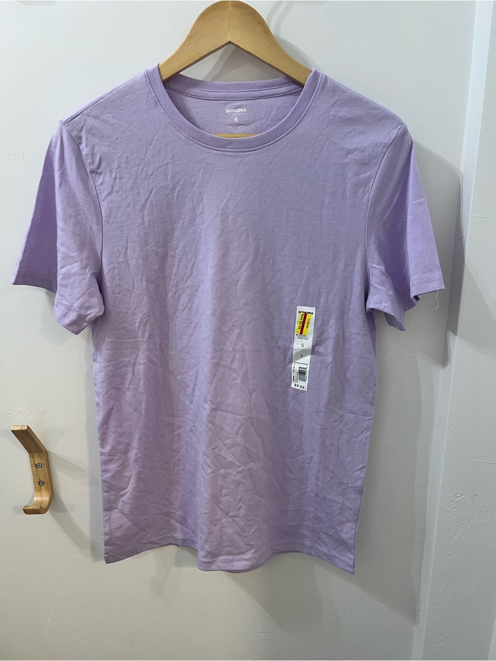 SONOMA Lavender Crew Neck Short Sleeve T-Shirt